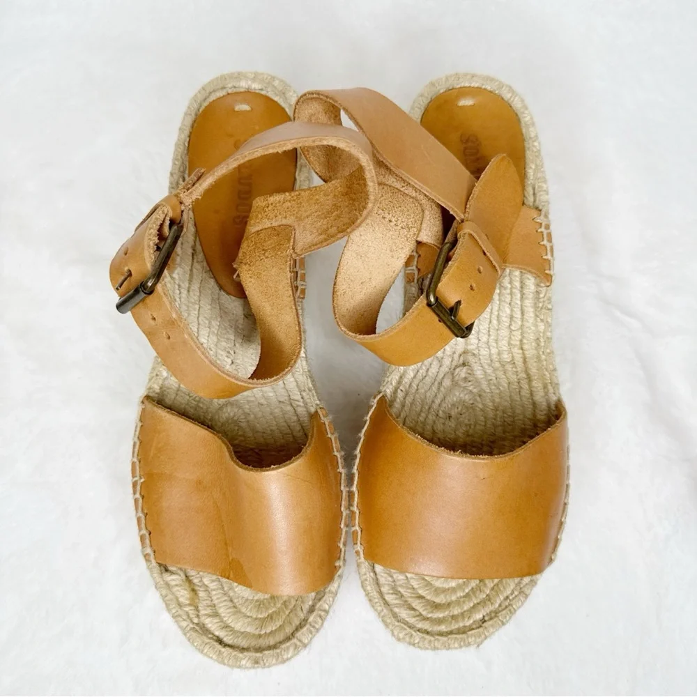 Soludos Minorca Platform Espadrille Sandals 7 - Picture 4 of 9